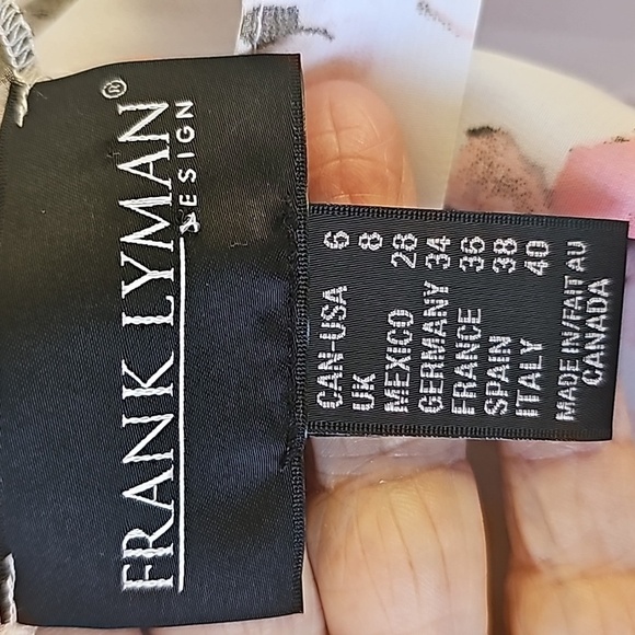 Frank Lyman delicate exquisite women blouse. Size 6. Ruffle sleeves. Excellent - Picture 7 of 12